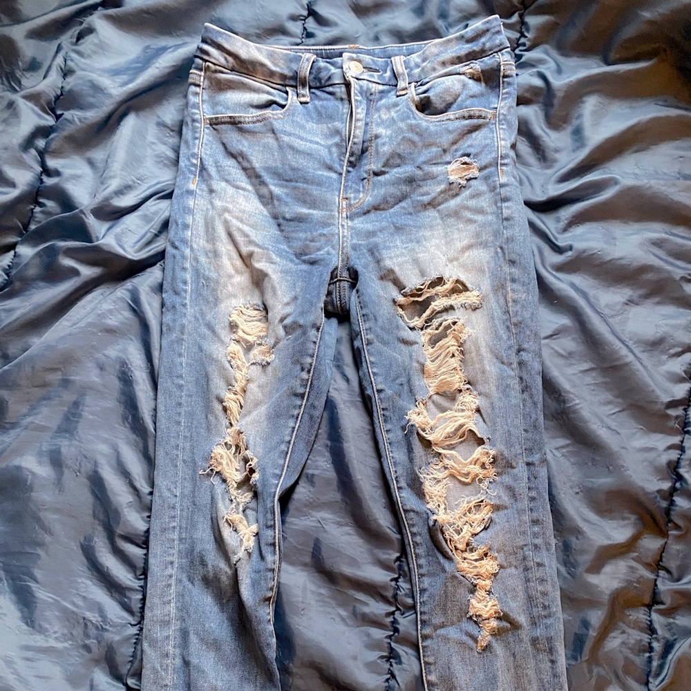 Curvy American eagle jeans